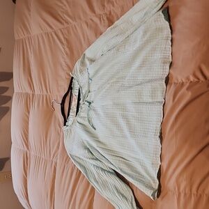 Light Green Long Sleeve Blouse